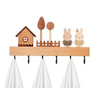 Soporte para llaves para la pared, colgadores de llaves montados en la pared, ganchos para toallas, duchas, perchas, perchas, percheros, rústicos, para vestíbulo, dormitorio,