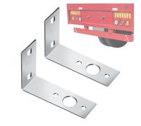 Soporte para Luces Traseras de Remolque, Porta Luces Traseros, 2 Unidades Metal en Forma de L Bandeja de Lámpara para Vehículo de Remolque Motonieve Bote Camión