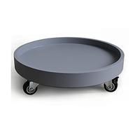 Soporte para macetas con Ruedas - Base Redonda de plástico para macetas, Apta para Uso Interior y Exterior, fácil de Mover, Soporte para macetas Duradero y práctico.