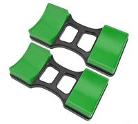 Soporte para mancuernas de 2 piezas para gimnasio en casa, soporte compacto de ABS para mancuernas y soporte para barras, no rueda, equipo de fitness ligero y resistente al desgaste (B)