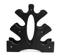 Soporte para mancuernas, estante de gimnasio en casa, almacenamiento | Organizador de pesas, función de diseño compacto de marco de metal, sistema de estructura de carga estable