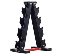 Soporte para mancuernas para mancuernas, árbol de mancuernas de 4 capas, soporte compacto para mancuernas, bastidor en A, fácil de montar, soporta 300 kg