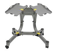 Soporte para mancuernas, soporte para pesas, capacidad de carga de 100 kg, para gimnasio en casa, 64 x 39 x 62 cm