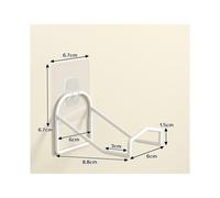Soporte para mando de videojuegos, se monta en la pared con adhesivos, tiene un diseño en forma de U para evitar que se resbale, y es universal para
