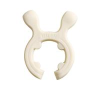 Soporte para mango de olla, soporte de cuchara de silicona, utensilio de cocina de 6,5 x 5 cm, herramienta antiquemaduras, accesorio resistente al calor, soporte de clip para utensilios, ayudante de
