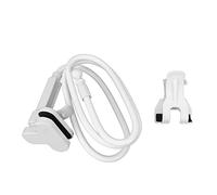 Soporte para manguera CPAP, soporte para manguera CPAP, estructura flexible, seguro, confiable, de acero inoxidable, portátil, colgador de manguera CPAP para cabecera