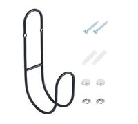 Soporte para manguera de agua, metal resistente para montaje en pared, gancho de montaje en pared, soporte de manguera de jardín, para cables de extensión, cuerda de tubo, cuerda de garaje al aire