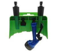 Soporte para manguera de agua, soporte de pared resistente, soporte para manguera para exteriores, para guardar tubos, grifos, boquillas, terraza, sanitarios, barandillas, casas, piscinas, caravanas