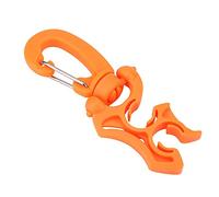 Soporte para manguera de buceo, hebilla de gancho para buceo de baja presión, doble BCD para entusiastas del buceo (negro) (verde) (naranja)