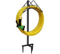 Soporte para manguera de jard n Artigarden: soporte met lico independiente para manguera de agua, resistente, flexible, organizador para colgar m