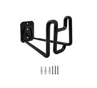 Soporte para manguera de montaje en pared, gancho para organización de garaje y jardín, manguera de agua, estante resistente, cable de extensión para garaje aire libre, estante para jardín