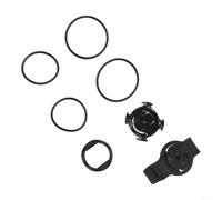 Soporte para manillar de bicicleta Garmin para Fenix 3 5x 5xplus 6x 7x para Enduro D2 Mk1 Mk2 Bike Watch Mount con bandas de goma seguras negro 26 mm (20 mm)