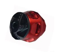 Soporte para manillar de bicicleta, mecanizado CNC, resistente a los golpes, tazas amortiguadoras para horquillas delanteras, jaula antirrobo para bebidas para motocicletas y cuatrimotos, rojo (rojo)