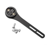 Soporte para manillar de bicicleta para computadora Garmin para dispositivos Bryton, cuerpo de aleación de aluminio, refuerzo ABS, 143 mm de longitud aproximada (para Garmin)