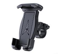 Soporte para manillar de motocicleta - Ajuste con operación manual - para scooter y bicicleta eléctrica, GPS o dispositivos móviles (manillar)