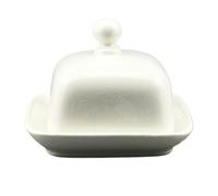 Soporte Para Mantequilla Mantequera de porcelana con tapa, for guardar mantequilla, ancha, perfecta for mantequilla de Oriente y Occidente(Style 3)