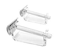 Soporte para máquina de afeitar genérico | Almacenamiento expositor acrílico de afeitar, soporte de afeitar, soporte manual para casa, cuarto de baño, tocador, viaje, hotel casa de campo dormitorio