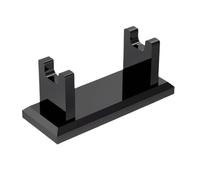 Soporte para maquinilla de afeitar de viaje - Soportes horizontales de 15 cm, base acrílica antideslizante, unidad organizadora de baño | Accesorio de aseo para hombre Vanity Dad Travel Shower Estante