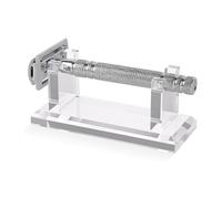 Soporte para maquinilla de Afeitar Horizontal, Puerta de acrílico con Base Antideslizante para Hombre, tocador, papá, Viaje, Ducha, Fregadero, Transparente, riferimento Alla descrizione, Consulte