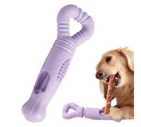 Soporte para masticar para perros, giratorio de enriquecimiento de nailon de 7.5 x 2.6 pulgadas, dispositivo de seguridad antiasfixia para palitos de matón y golosinas de dentición, soporte de