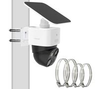Soporte para mástil compatible con Eufy SoloCam S340/E30/E42 | Para SoloCam S340/E30 y 4G LTE Cam S330, soporte de montaje de pared, soporte de esquina para cámara