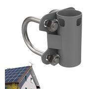Soporte para mástil de antena para cuenco Starlink, en forma de U, adaptador de soporte ajustable para balcón, caravana, soporte de techo para barandilla de 30 mm a 50 mm, autocaravana, yate