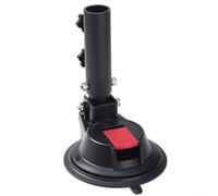 Soporte para mástil de bandera con ventosa para una fácil instalación sin taladro, adecuado para caravanas, coches y pantallas al aire libre