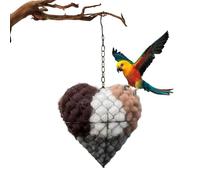 Soporte para Material De De Colibrí | Anidación De Pájaros Salvajes En Forma De Corazón,Material De Refugio De Invierno para Colibríes,para Jardín Al Aire Libre, Patio, Porche