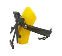 Soporte para matrícula de Moto Kit de reubicación Placa matrícula, Soporte exhibición Trasero para Guardabarros,para BMW R Nine T,para Scrambler R9T(Amarillo)