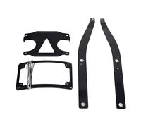 Soporte para matrícula de Moto Soporte de reubicación Montaje Placa matrícula Curvada para Motocicleta para Harley Softail Fat Bob FXFB FXFBS Trasero