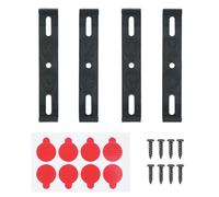 Soporte para Matrícula Sin Marco, Portamatriculas Coche Invisible, Portamatrículas Sin Marco, Porta Matriculas para Coches, con Tornillos y Pegatinas, para Matrículas Coche