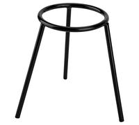 Soporte para Mechero Bunsen, Trípode de Laboratorio, Acero de Alta Dureza, Calefacción con Lámpara de Alcohol, Educación en Química Física, Acero Inoxidable Negro, Anillos de
