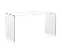 Soporte para mercancías como puente decorativo, zapatero de plexiglás original (20 x 7 x 10 cm)