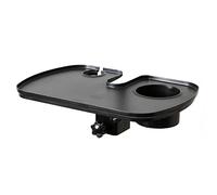Soporte para micrófono, Pie para Microfono, Soporte de Música con Abrazadera para Soporte de Micrófono, Bandeja de Tarjeta de Sonido con Soporte para Tazas, Soporte de Tarjeta de