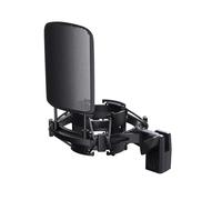 Soporte para micrófonos de diseño preciso con adaptadores de rosca de 5/8 pulgadas mejora la reducción de ruido para filtro pop AT2020 / AT2035 / AT2050