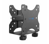 DIGITUS Soporte para montar ordenadores MiniPC detrás del monitor, VESA 75x75, 100x100, MAX. carga: 5 kg, negro (DA-90360)