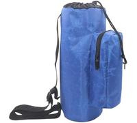 Soporte para mochila de oxígeno, portátil, bolsa de transporte de tanque de oxígeno, botella cilíndrica, con correa ajustable para el hombro para uso médico, hogar, al aire libre, viajes