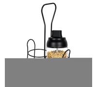 Soporte para molinillo de pimienta, almacenamiento de sal y pimienta, soporte de metal para molinillo, estante de acero, organizador de cocina, solución de mesa de comedor, duradero, estable, moderno