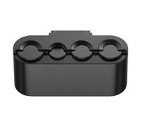 Soporte para monedas de coche, 12,7 x 4,9 x 5,7 cm, dispensador de dinero para almacenamiento de coche, contenedor de dinero, accesorios de organización automotriz para caravanas, oficinas, hogar