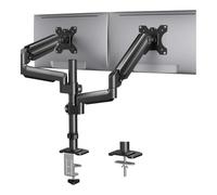 Soporte para monitor, Columna de sobremesa con doble brazo y resorte de gas de 13 a 32 pulgadas con cojinete de apoyo de 2 a 10 kg , para el hogar y la oficina
