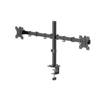 Soporte para Monitor de 2 monitores, Altura Regulable, Giro e inclinación, 13" - 35"