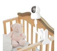 Soporte para Monitor de Bebé para HelloBaby HB65, HB6550, HB6558, HB66, HB248, Clip Ajustable para Cuna y Pared Multifunción Flexible para Monitor de Bebé, No Se Requieren Herramientas