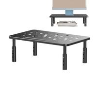 Soporte para monitor de ordenador - Plataforma de elevador de escritorio ajustable, marco ergonómico de soporte de mesa | Diseño de altura mínima, espacio de trabajo de oficina - Tema de comodidad