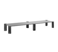 Soporte Para Monitor Doble Estante Altura Ajustable Maclean MC-936