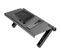 Soporte para monitor, estante ajustable para caja de cables de TV, bajo televisor de pared, soporte para ahorrar espacio, sin taladros, para reproductor de DVD, mando a distancia, altavoces, salón