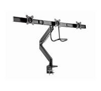 Soporte para monitor Gembird MA-DA3-03 brazo articulado para 3 monitores hasta 27" VESA negro