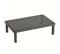 Soporte para monitor HUANUO, elevador de monitor con 3 niveles de altura y ventilaci n, soporte para port til de escritorio, organizador de escri