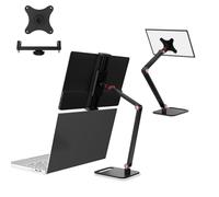 soporte para monitor portátil y tablet, compatible con pantallas de 4 a 17,3 pulgadas, iPad, Kindle, monitor VESA, Echo Show 15 pulgadas, soporte universal expandible