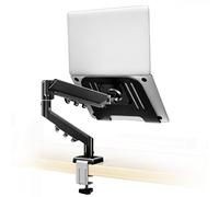 Soporte Para Monitor, Soporte De Pared Metálico Para Portátil Giro De 360° | Brazos De Monitor Ajuste Universal Para Portátiles De 12 A 18" Y Pantallas De 17 A 32" Hasta 10kg Negro