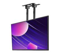 Soporte para monitor, soporte de pared para TV, elevador eléctrico para TV, soporte de TV de una sola pantalla con dos postes y altura ajustable, soporte de techo telescópico inclinable para TV, comp